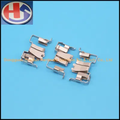 金属ハードウェアの銅のプレス部品小型バッテリー スプリング電気接点